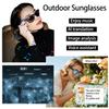 Smart Glasses with Camera, 1080P HD Video Glasses, UV Protection Sunglasses with AI Real-Time Translation, Bluetooth Audio, Recording sound, and Voice Assistant, for Travel, Outdoor, Men and Women view 4
