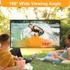 60-300 Inch Outdoor Projector Screen, 16:9 4K HD Anti-Crease Foldable Portable Movie Screen for Home Theater Cinema Backyard Party(100in(220x125cm)) view 3