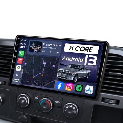 10.1 Screen 8Core 32GB Car Radio for 2007-2013 Chevy Silverado Tahoe: Equinox GMC Sierra Yukon HD IPS Touchscreen Head Unit Wireless Carplay Android Auto 5Ghz WiFi Bluetooth GPS FM AM SWC