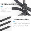 300 Pcs ZipTies, Assorted Sizes (6 Inch + 8 + 12 Inch), Black Self-Locking Nylon Cable Ties For Indoor And Outdoor Use view 4