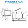 1Pcs SP9 50KA T1+T2 Class1 Type 1 SPD 2P 3P 4P Surge Protector 385VAC Din Rail House Surge Protective Device Arrester(50KA(385V)_2P) view 2