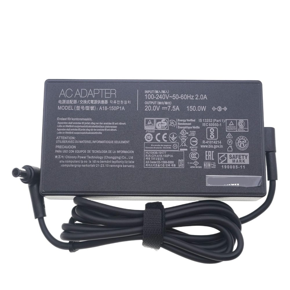 20V 7.5A 150W AC Adapter 6.0 * 3.7mm(EU Plug)