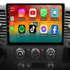 8+128GB Upgrade QLED Car Radio for Chevy Silverado 2007-2013: Android 13 FHD Touchscreen Wireless CarPlay & Android Auto 4G LTE GPS Navigation 5G WiFi Bluetooth FM/AM Stereo 48EQ/DSP Backup Camera view 1