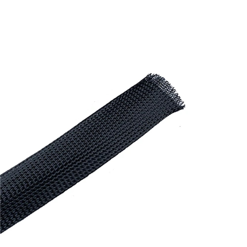1/3.0M Black Insulated Braid Sleeving Cord Protector Wire Loom Tubing Cable Sleeve Split 12/20/30mm Width Expandable for USB Cable Power Cord Audio Video Cable(12 mm,1 m)