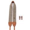 88JUNYh Camera Strap for Women Portable Camera Strap Adjustable Cotton Leather Shoulder Neck Belt(Brown) view 1