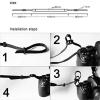 88JUNYh Camera Strap for Women Portable Camera Strap Adjustable Cotton Leather Shoulder Neck Belt(Brown) view 4