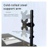 ZCERA Monitor Stand Suitable for Most 12-27 inch Computers, Most LCD LED Monitor Stands, Adjustable Height and Angle, Single Desk Mount view 4