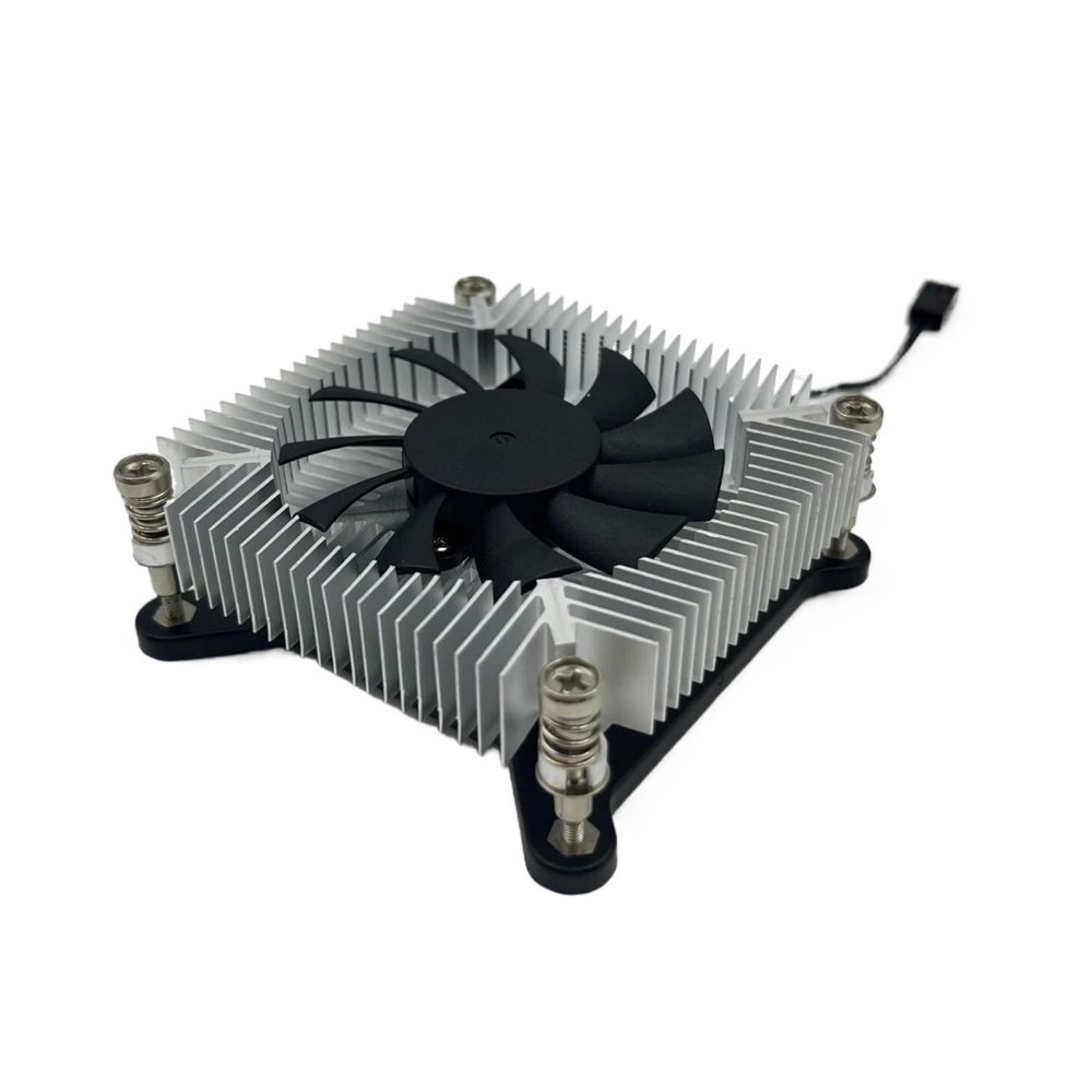 Ultra-Thin ITX Industrial Computer CPU Radiator 1156 Aluminum core HTPC Silent Cooling Fan(4 Wire Speed Regulation)
