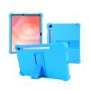 Case for Samsung Galaxy Tab S10 Lite Tablet 10.9 inch,WUNIAK Shock Proof Lightweight Stand Rubber Shell Protective Cover,Kids Friendly Soft Silicone Adjustable Stand Cover,LIGHTBLUE view 1