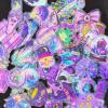 100Pcs Gothic Fantasy Holographic Glitter Aesthetic Stickers Transparent Mushroom and Magic Stickers for Scrapbook, Journals, Stationery, Notebook (Agaric+Magic) view 2