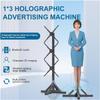 50cm 3D Hologram Fan Projector - Life-Size Holographic Display for Advertising, Modular Video Wall (1x3 Configurable) view 2