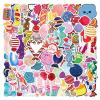 110Pcs Candy Stickers for Girls,Sweet Dessert Stickers for Adults Kids Teens,Cute Vinyl Waterproof Decals for Laptop Water Bottle Skateboard (Sweet) view 1