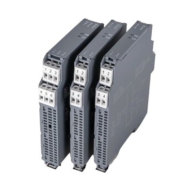 12.5MM Thin DC Signal Isolator 4-20mA 0-10V RS485 Analog Transmitter 24V Supply Current Voltage Converter(2 inputs 2 outputs,0-10V Output)