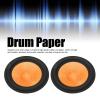 1 Inch Inner Diameter Speaker Cone Drum Paper, Subwoofer Drum Paper Replacement, Orange Diaphragm with Rubber Surround for Enhanced Sound Quality, Rubber view 3