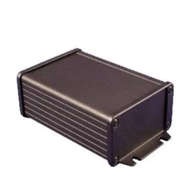 1457K1202BK,Enclosures, Boxes, & Cases w/Flanged Ends 4.73x1.73x3.3 Black