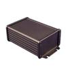 1457K1202BK,Enclosures, Boxes, & Cases w/Flanged Ends 4.73x1.73x3.3 Black view 1