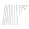 Cord Hider Kit, Cable Concealer Raceway for TV and, 1575x059x035in... Wall Cable Cover with Strong Adhesive Tape, Includes 8 Channels, 7 Connectors, 4 Flat Elbows for Neat Wire view 4
