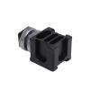 Alloy Triple Cold Shoe Mount Adapter, Camera Cold Shoe Bracket, Multi Function Three Head Cold Shoe with Security Lock, Lightweight Aluminum Alloy Bracket for Microphone Fill view 2