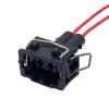 Car Connector 2 Pin Auto 3.5mm Turning Lamp Holder Plug Wire Harness Car Male Water Proof Electronic Connector with Cable for 357972752(10 Pcs) view 1