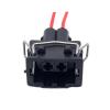 Car Connector 2 Pin Auto 3.5mm Turning Lamp Holder Plug Wire Harness Car Male Water Proof Electronic Connector with Cable for 357972752(10 Pcs) view 2