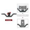 AXVBXZ Motorcycle Navigation Bracket Compatible with Piaggio Beverly 300 Beverly 400 2021 2022 2023 2024 2025 Mount Phone Plate Support Holder(Type 4) view 4