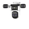 LNBBEQ 8MP 2K Four-Lens Security Camera Outdoor, 10x Zoom, Human Detection, Color Night Vision, Pan & Tilt,Two-Way Audio(US Plug,4 Pcs No Card) view 1