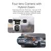 LNBBEQ 8MP 2K Four-Lens Security Camera Outdoor, 10x Zoom, Human Detection, Color Night Vision, Pan & Tilt,Two-Way Audio(US Plug,4 Pcs No Card) view 3