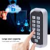 125KHz Access Control Keypad, Metal Door Entry System with Backlight Keypad, Wiegand26 Security Entry for ID Card, Password and Card Swiping, Disassembly Alarm, 2000 Users Capaci view 2
