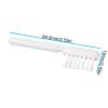 Create idea 4pcs Record Deck Stylus Cleaning Brush 64.5 * 15mm for Dirt Fluff or Hairs, White view 4