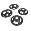 4pcs Speaker Basin Stand, Reverse Subwoofer Basin Bracket, Repair Parts for 8 Inch Speakers, Temperature Iron Frame, DIY Speaker Accessories with 4 Foot Weld Pads view 2