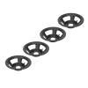 4pcs Speaker Basin Stand, Reverse Subwoofer Basin Bracket, Repair Parts for 8 Inch Speakers, Temperature Iron Frame, DIY Speaker Accessories with 4 Foot Weld Pads view 4