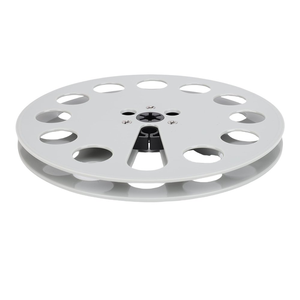 CUIFATI Sound Tape Empty Role, Robust Light 1/4 Empty Adhesive Tape Rolls 12 Hole for Reinforcing (Grey)