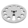 CUIFATI Sound Tape Empty Role, Robust Light 1/4 Empty Adhesive Tape Rolls 12 Hole for Reinforcing (Grey) view 3