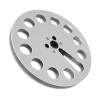CUIFATI Sound Tape Empty Role, Robust Light 1/4 Empty Adhesive Tape Rolls 12 Hole for Reinforcing (Grey) view 4