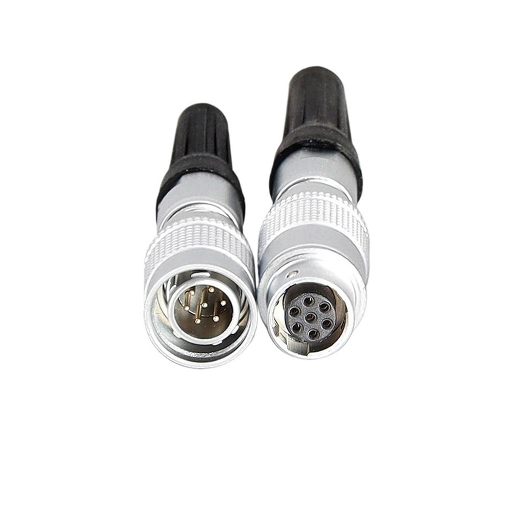 BHUPWZE YC8 Butt Docking Connector 2pin YC8-4pin 5Pin 6pin Self-Lock Metal Quick Plug and Pull Connectors(7Pin)