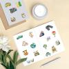 100Pcs Outdoor Travel Stickers Hiking Adventure Camping Transparent Waterproof Sticker Transparent Stickers for Scrapbook, Journals, Stationery, Notebook (Outdoor-100) view 4