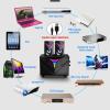 GFHSKRPL Gaming Speakers Aux 3.5mm Stereo Surround Music RGB 2.1 Heavy Bass Sound Bar for Computer PC Loudspeakers view 3