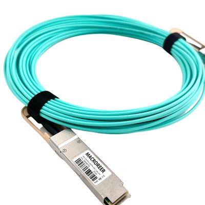 200Gb/s QSFP56 InfiniBand HDR Active Fiber Cable(850nm,MMF) Optic Network Cable,Compatible with NVIDIA/Mellanox MFS1S00-H003E/MFS-H003V 3M (9.8ft)
