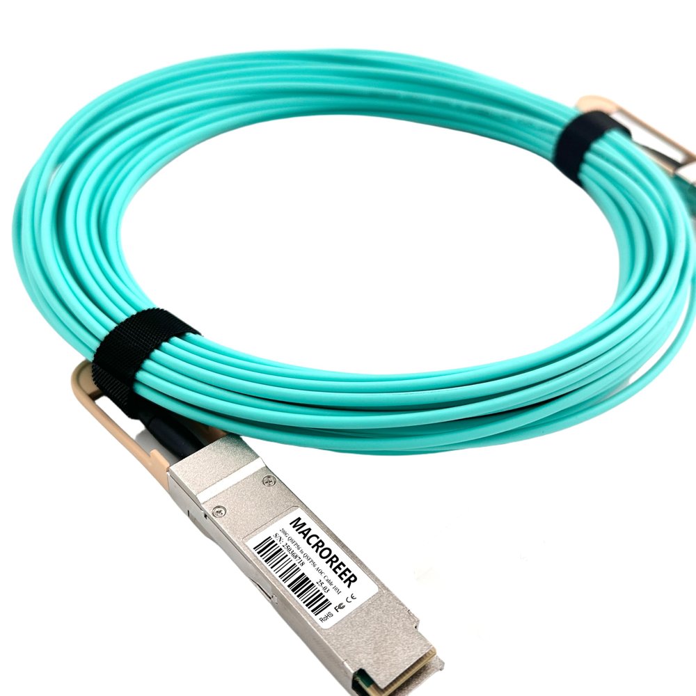 200Gb/s QSFP56 InfiniBand HDR Active Fiber Cable(850nm,MMF) Optic Network Cable,Compatible with NVIDIA/Mellanox MFS1S00-H003E/MFS-H003V 3M (9.8ft)
