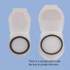 tubanlkey Camera Filter Packaging Box, Drone Filter Packaging & Storage Box, and Transparent Plastic Lens Case4pcs view 2