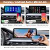 12.3 Inch Car Upgrade Screen Wireless Carplay for BMW X5 F15 2014-2016 with NBT System Support Wireless Android Auto,Bluettoth,Mirrorlink,Siri,GPS,Rear Camera,Original Car Functions view 4