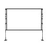84/100/120inch Projector Screen with Stand, Foldable Outdoor Projection Screen 16:9 HD 4K with Carry Bag for Home Theater or Office(100inch(16:9)) view 1