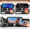 12.3" Car Audio Receivers Wireless Carplay for BMW X5 X6 E70 E71 2009-2013 CIC System Support Wireless Android Auto,Mirrorlink,Siri,GPS,Rear Camera,Original Car Functions view 4