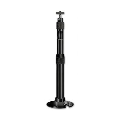 Suspended Drop Ceiling Camera Mount, Telescoping Ceiling Mount Camera Pole, Aluminum Alloy Material Dome Cameras Mounts, I-Shaped(24-47in/0.6-1.2m(Black))