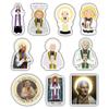 (10PCS) Saint John Vianey Stickers - Christian Catholic Gift Waterproof Vinyl Sticker Decal for Laptop Water Bottle or Car 3 Inches view 1