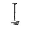 Drop Ceiling Camera Mount, Outside Security Extension Pole for Camera, Telescopic Adjustable, Aluminum Alloy Material(24-47in/0.6-1.2m(Black))