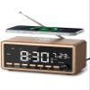 Digital Alarm Clocks Radio for Bedrooms,FM Radio & White Noise Sound Machine with Timer,Bluetooth Speaker,Dual Alarm Clock with Wireless Charging,Dimmable Big LED Display,Holiday Gifts for Men Women view 1