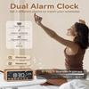 Digital Alarm Clocks Radio for Bedrooms,FM Radio & White Noise Sound Machine with Timer,Bluetooth Speaker,Dual Alarm Clock with Wireless Charging,Dimmable Big LED Display,Holiday Gifts for Men Women view 3