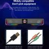 GFHSKRPL Support Aux 3.5 Surround RGB Speakers Column Sound Bar for Computer PC Loudspeakers view 2