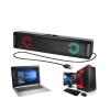 GFHSKRPL Wired Powerful Computer Speaker Bar Stereo Subwoofer Bass Music Player Surround Sound Box for PC Theater TV view 3